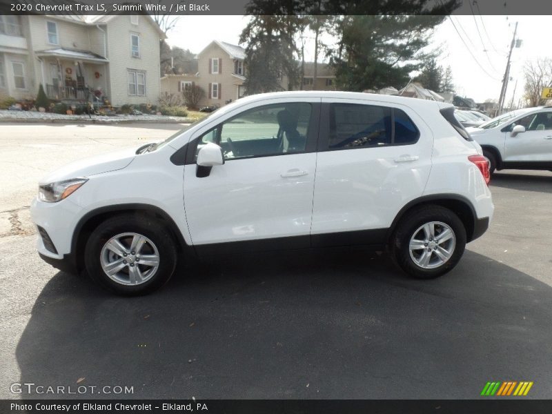 Summit White / Jet Black 2020 Chevrolet Trax LS