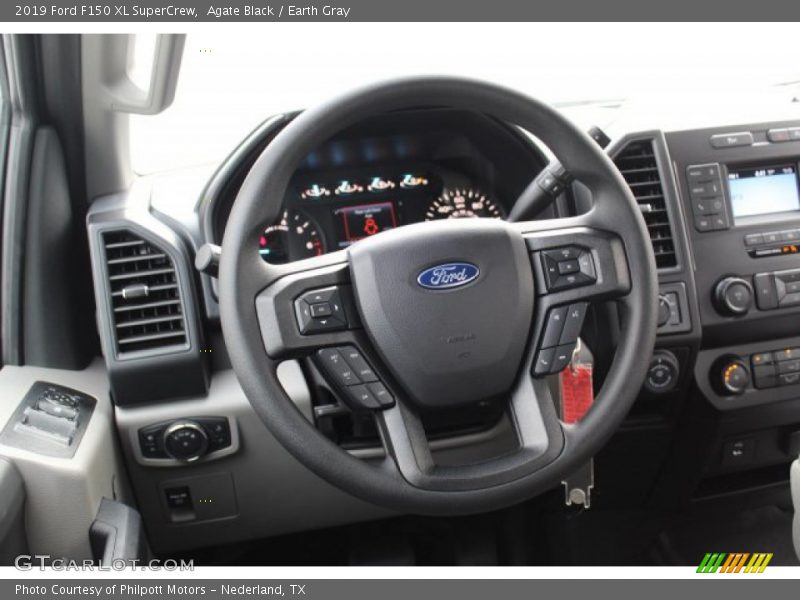 Agate Black / Earth Gray 2019 Ford F150 XL SuperCrew