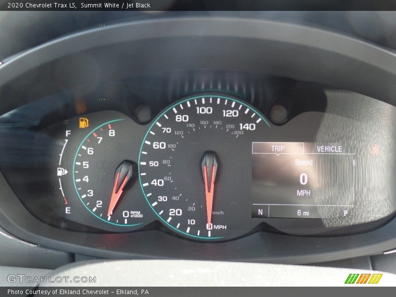 Summit White / Jet Black 2020 Chevrolet Trax LS