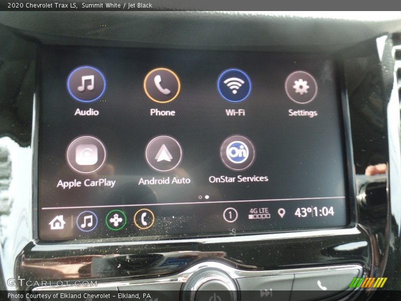 Summit White / Jet Black 2020 Chevrolet Trax LS