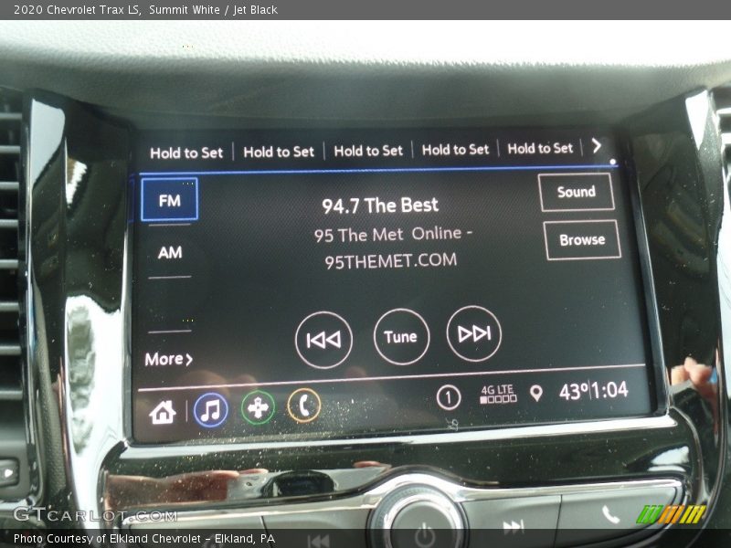 Summit White / Jet Black 2020 Chevrolet Trax LS