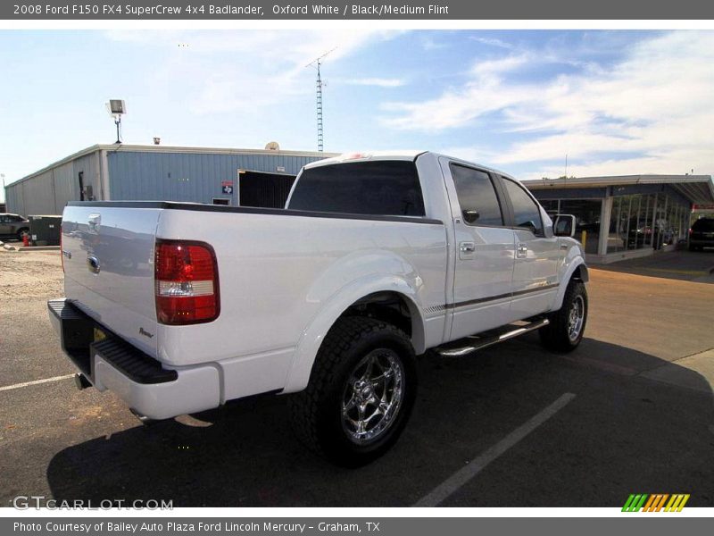 Oxford White / Black/Medium Flint 2008 Ford F150 FX4 SuperCrew 4x4 Badlander