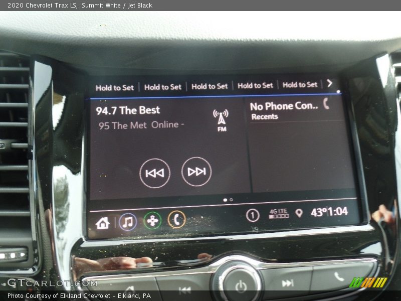 Summit White / Jet Black 2020 Chevrolet Trax LS