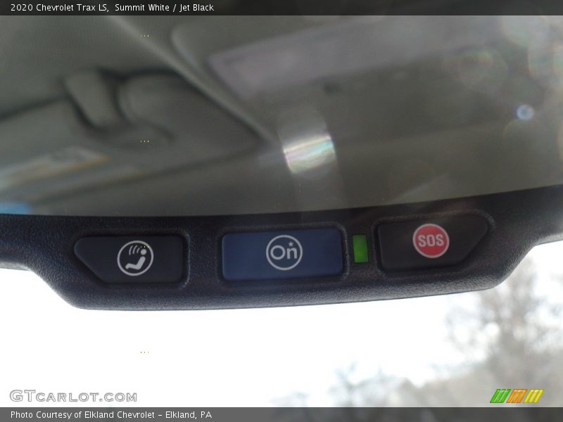 Summit White / Jet Black 2020 Chevrolet Trax LS