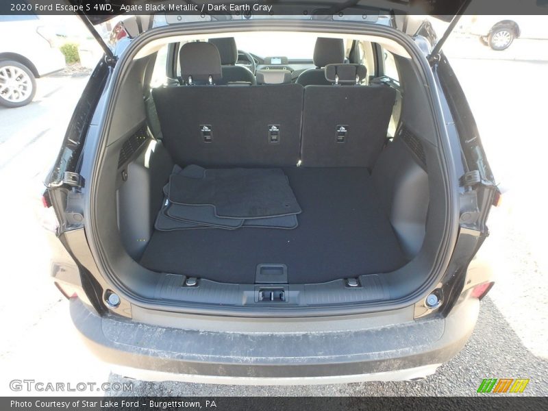 Agate Black Metallic / Dark Earth Gray 2020 Ford Escape S 4WD