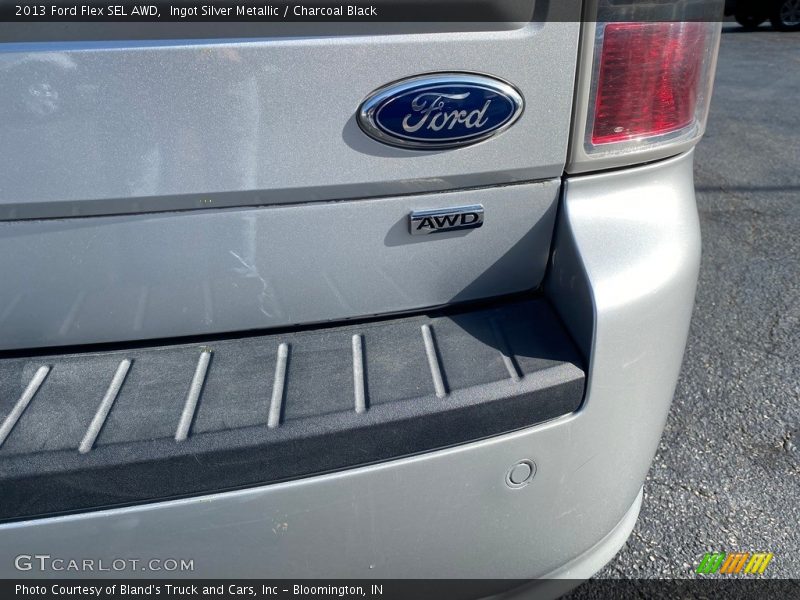 Ingot Silver Metallic / Charcoal Black 2013 Ford Flex SEL AWD