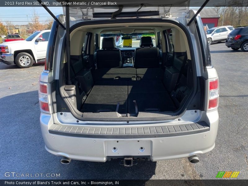 Ingot Silver Metallic / Charcoal Black 2013 Ford Flex SEL AWD