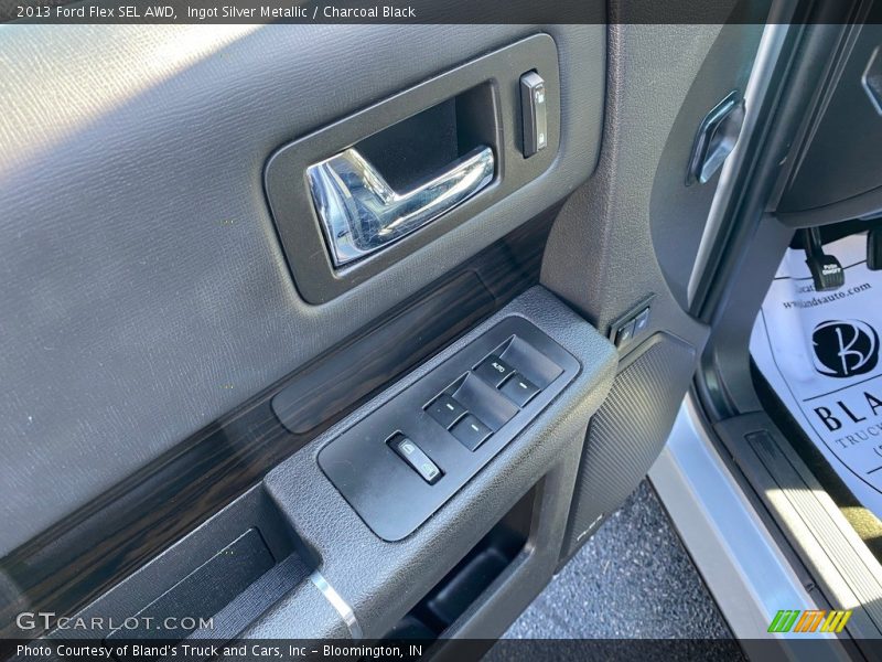 Ingot Silver Metallic / Charcoal Black 2013 Ford Flex SEL AWD