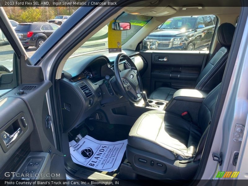 Ingot Silver Metallic / Charcoal Black 2013 Ford Flex SEL AWD