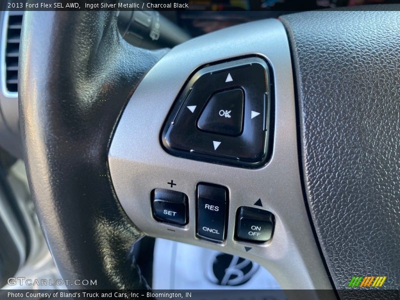 Ingot Silver Metallic / Charcoal Black 2013 Ford Flex SEL AWD
