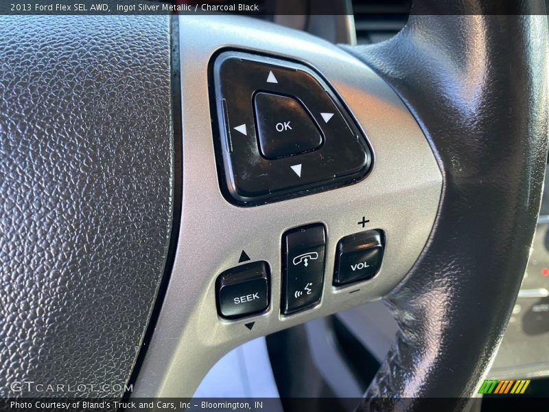 Ingot Silver Metallic / Charcoal Black 2013 Ford Flex SEL AWD