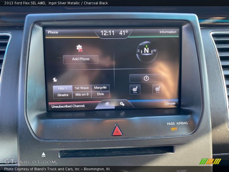 Ingot Silver Metallic / Charcoal Black 2013 Ford Flex SEL AWD