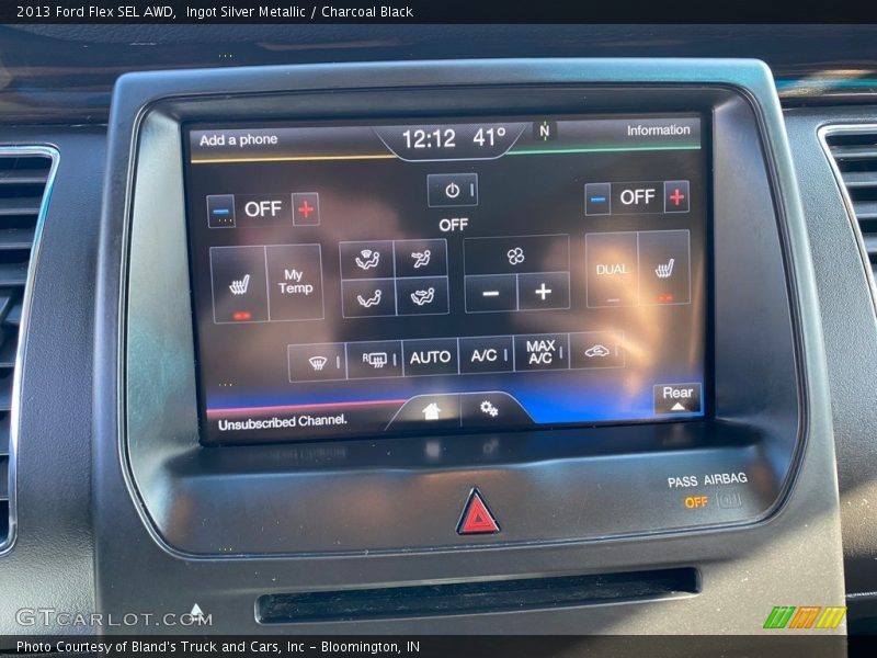 Ingot Silver Metallic / Charcoal Black 2013 Ford Flex SEL AWD