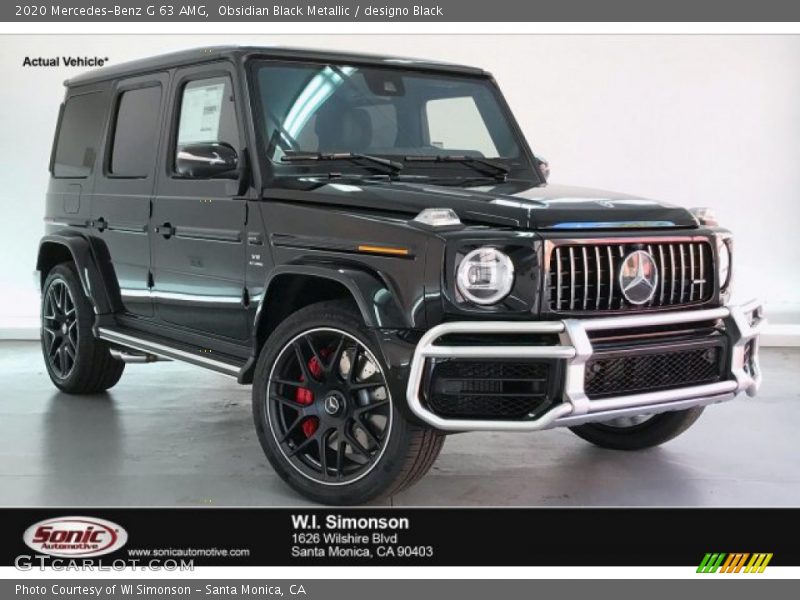 Obsidian Black Metallic / designo Black 2020 Mercedes-Benz G 63 AMG