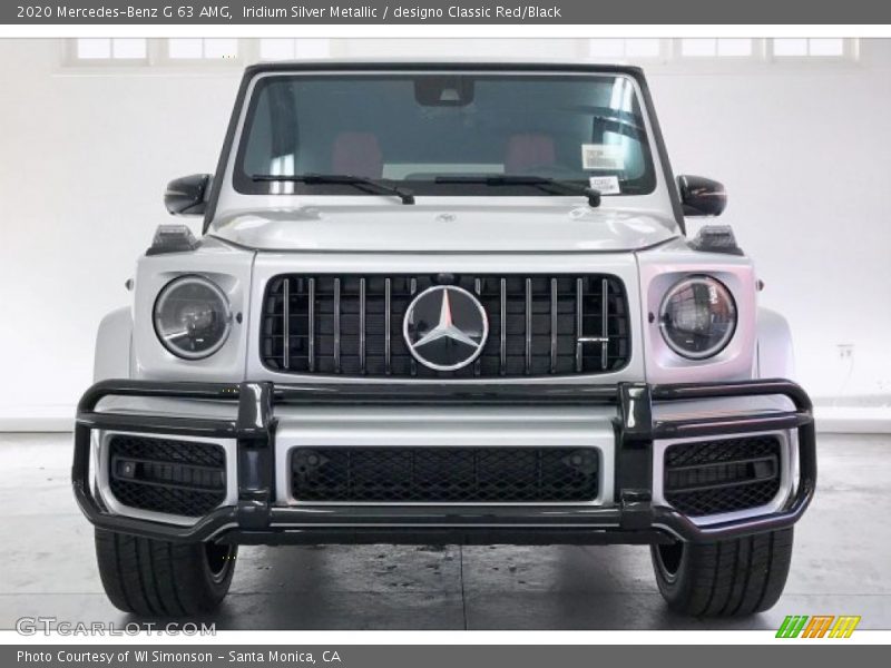 Iridium Silver Metallic / designo Classic Red/Black 2020 Mercedes-Benz G 63 AMG
