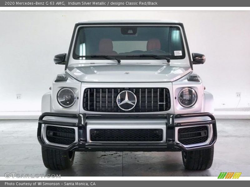 Iridium Silver Metallic / designo Classic Red/Black 2020 Mercedes-Benz G 63 AMG