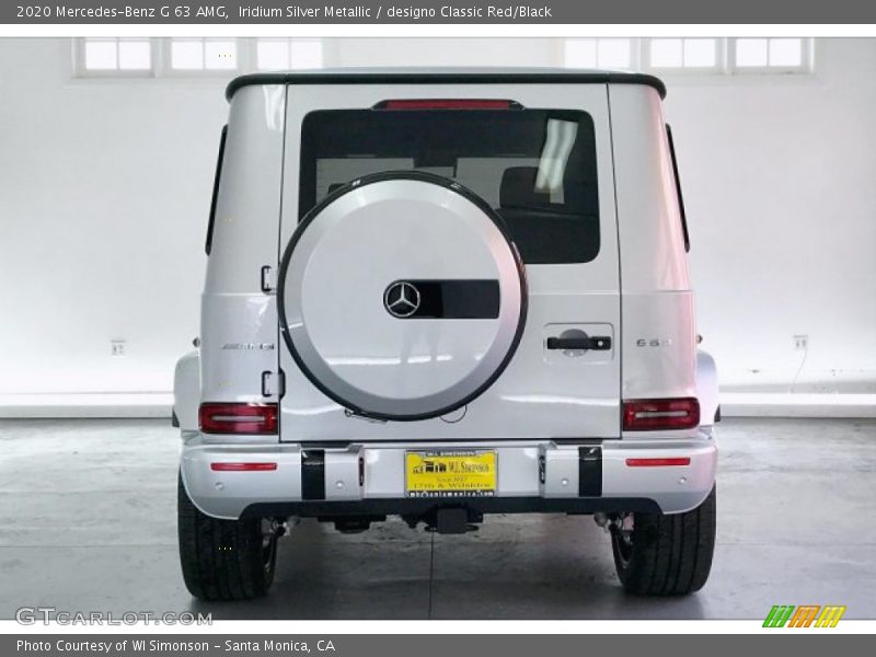 Iridium Silver Metallic / designo Classic Red/Black 2020 Mercedes-Benz G 63 AMG