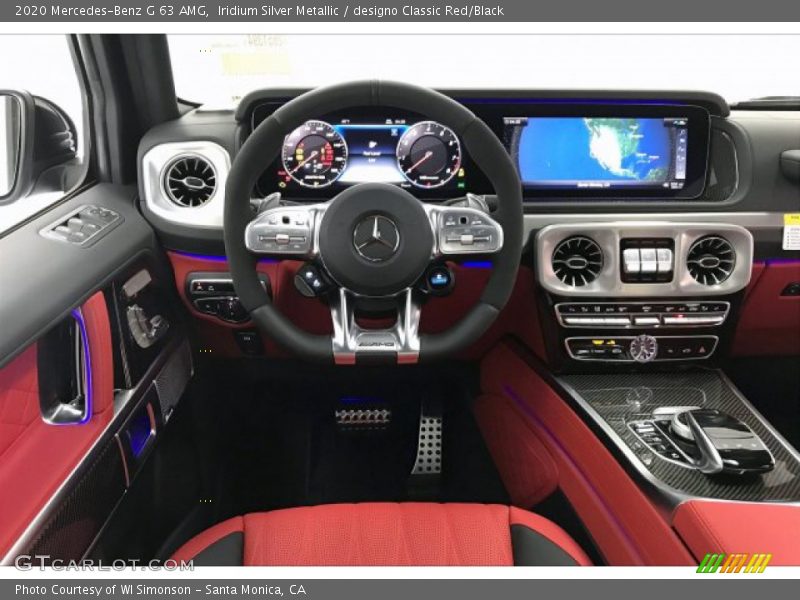 Dashboard of 2020 G 63 AMG