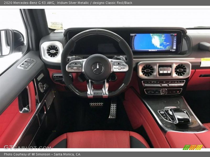 Iridium Silver Metallic / designo Classic Red/Black 2020 Mercedes-Benz G 63 AMG