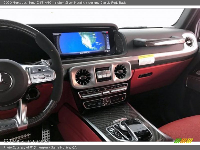 Iridium Silver Metallic / designo Classic Red/Black 2020 Mercedes-Benz G 63 AMG