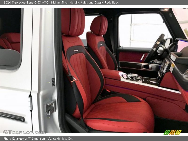  2020 G 63 AMG designo Classic Red/Black Interior