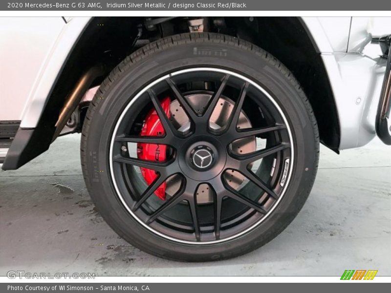 Iridium Silver Metallic / designo Classic Red/Black 2020 Mercedes-Benz G 63 AMG