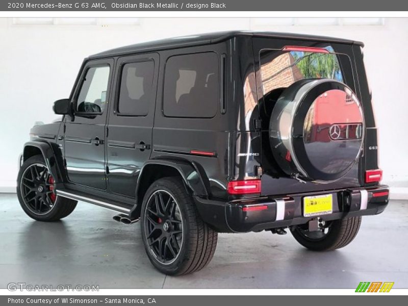 Obsidian Black Metallic / designo Black 2020 Mercedes-Benz G 63 AMG