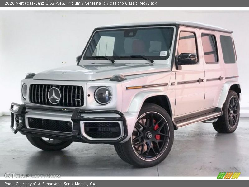 Iridium Silver Metallic / designo Classic Red/Black 2020 Mercedes-Benz G 63 AMG