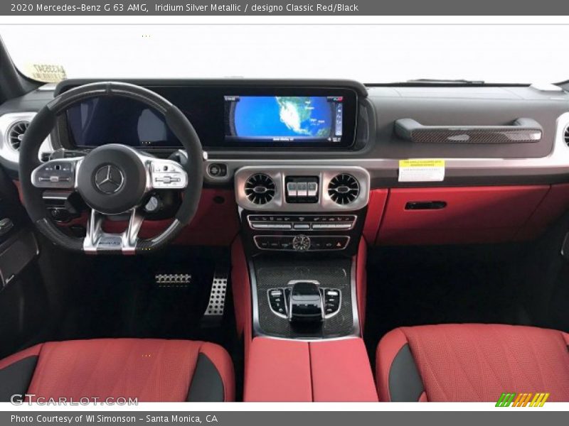 Iridium Silver Metallic / designo Classic Red/Black 2020 Mercedes-Benz G 63 AMG