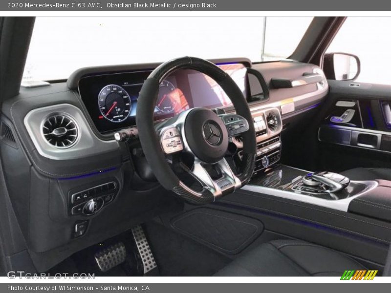 Dashboard of 2020 G 63 AMG