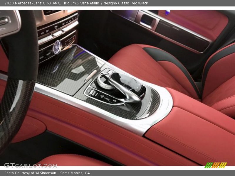 Iridium Silver Metallic / designo Classic Red/Black 2020 Mercedes-Benz G 63 AMG