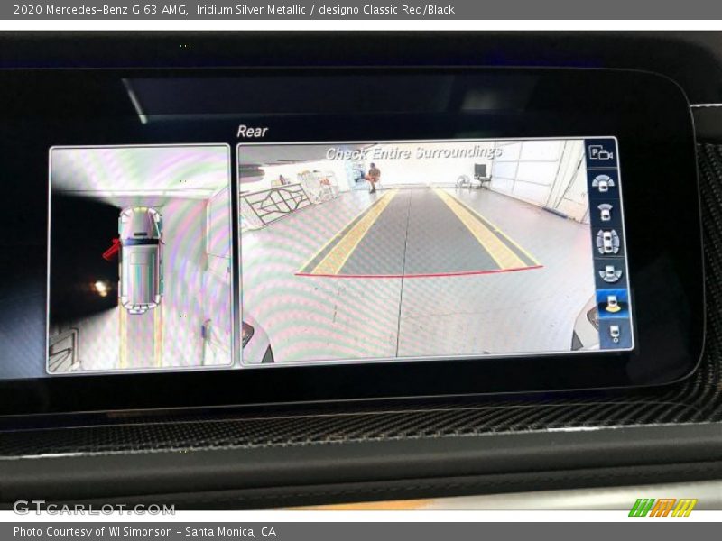 Iridium Silver Metallic / designo Classic Red/Black 2020 Mercedes-Benz G 63 AMG