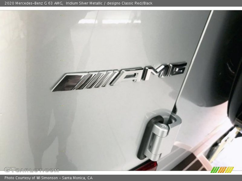 Iridium Silver Metallic / designo Classic Red/Black 2020 Mercedes-Benz G 63 AMG