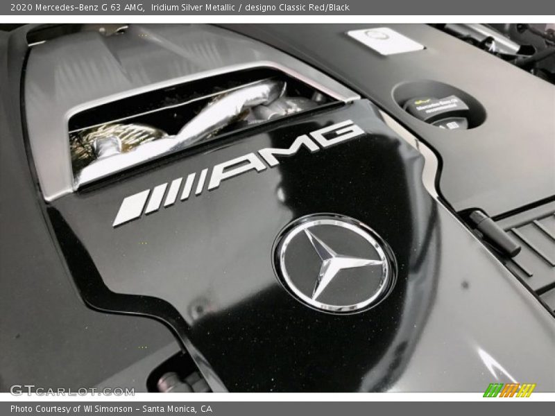 Iridium Silver Metallic / designo Classic Red/Black 2020 Mercedes-Benz G 63 AMG