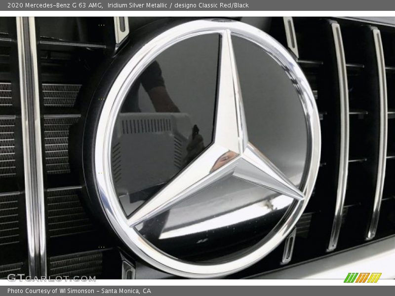 Iridium Silver Metallic / designo Classic Red/Black 2020 Mercedes-Benz G 63 AMG