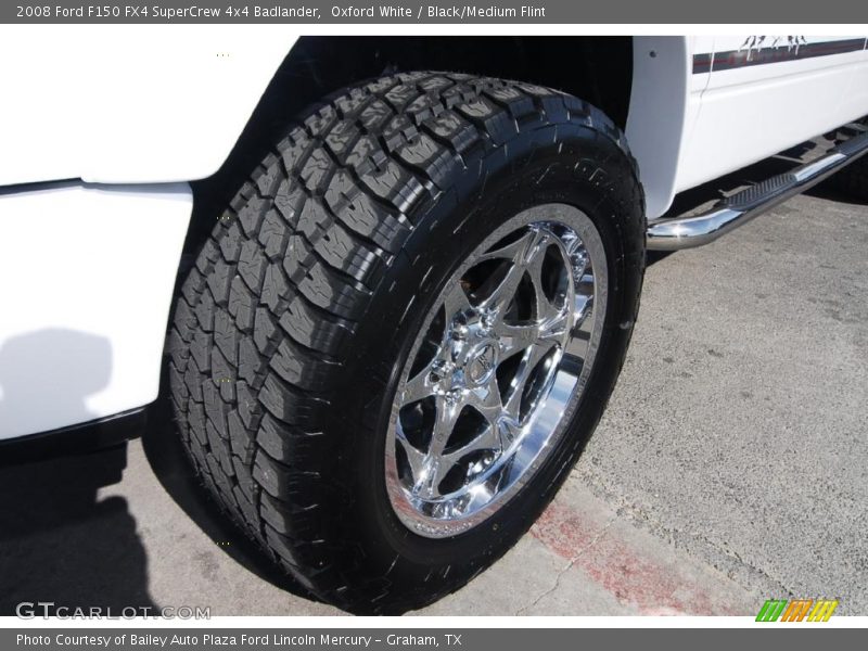 Oxford White / Black/Medium Flint 2008 Ford F150 FX4 SuperCrew 4x4 Badlander