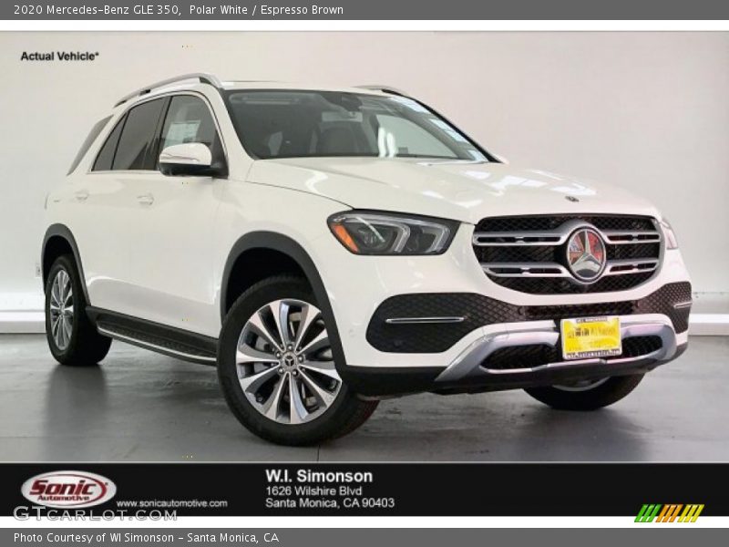 Polar White / Espresso Brown 2020 Mercedes-Benz GLE 350