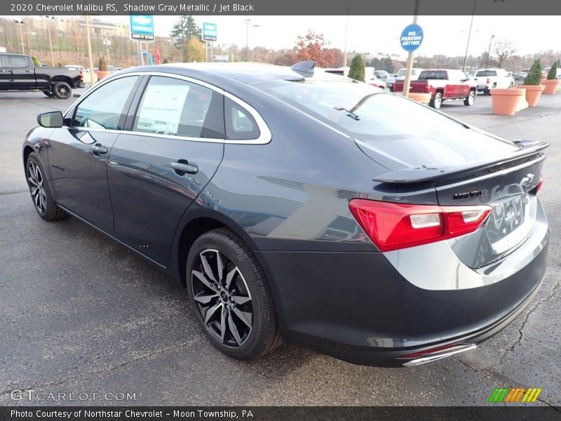 Shadow Gray Metallic / Jet Black 2020 Chevrolet Malibu RS