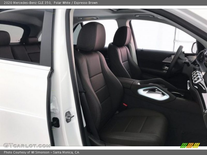 Polar White / Espresso Brown 2020 Mercedes-Benz GLE 350