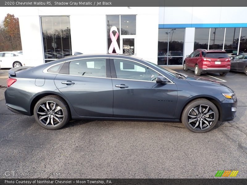 Shadow Gray Metallic / Jet Black 2020 Chevrolet Malibu RS