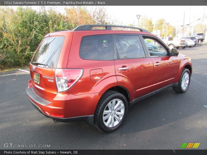 Paprika Red Metallic / Black 2011 Subaru Forester 2.5 X Premium