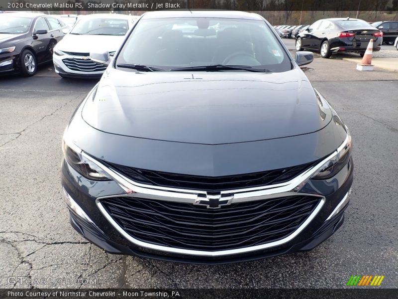 Shadow Gray Metallic / Jet Black 2020 Chevrolet Malibu RS