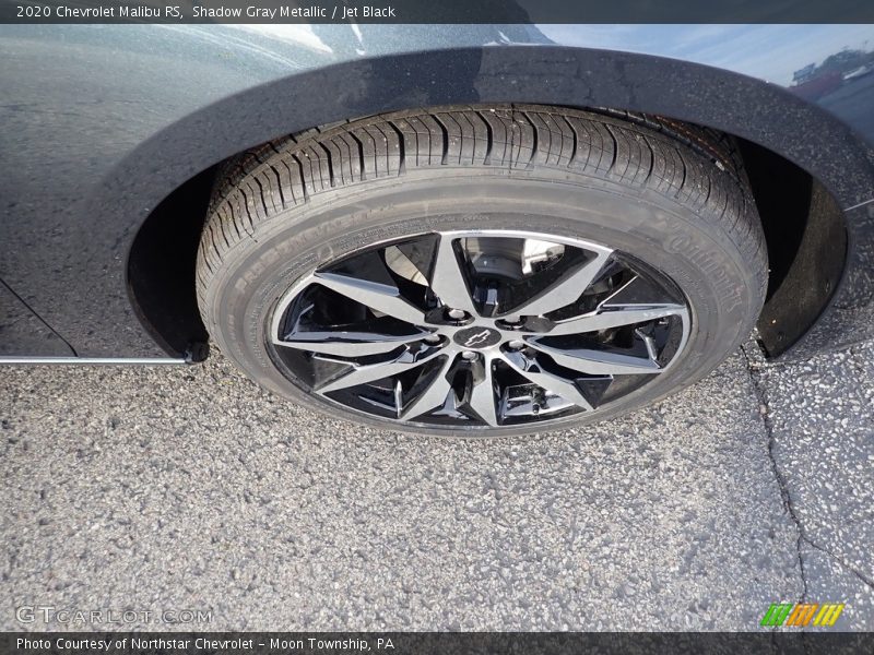 Shadow Gray Metallic / Jet Black 2020 Chevrolet Malibu RS