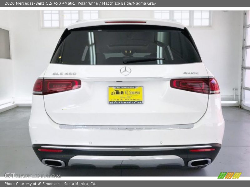 Polar White / Macchiato Beige/Magma Gray 2020 Mercedes-Benz GLS 450 4Matic