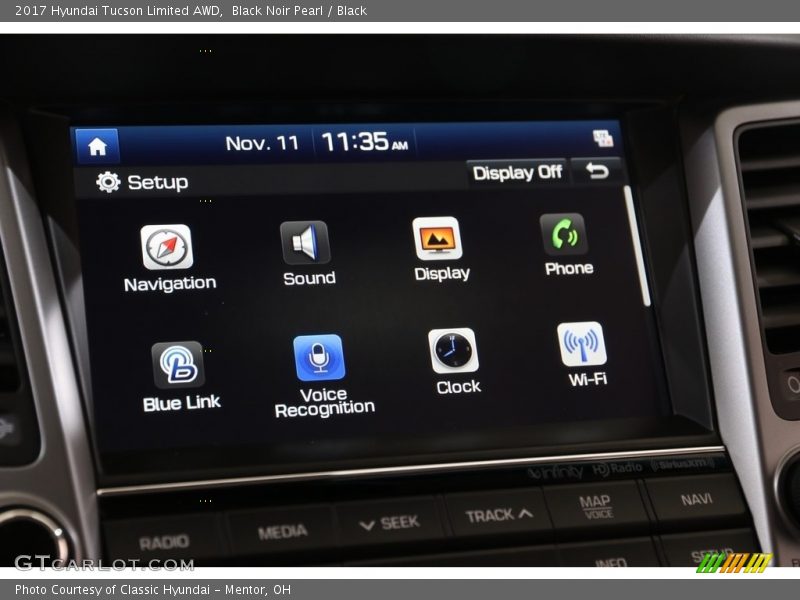 Black Noir Pearl / Black 2017 Hyundai Tucson Limited AWD