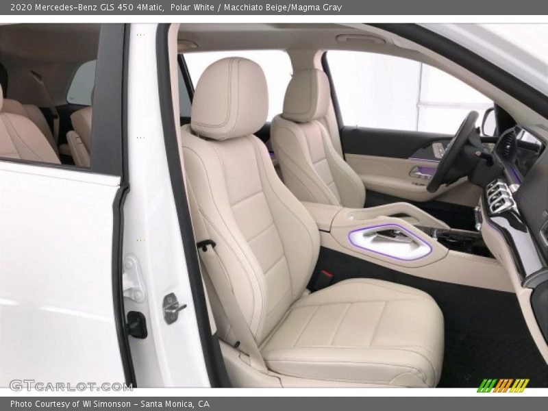 Polar White / Macchiato Beige/Magma Gray 2020 Mercedes-Benz GLS 450 4Matic