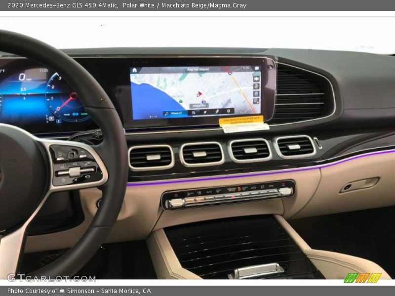 Polar White / Macchiato Beige/Magma Gray 2020 Mercedes-Benz GLS 450 4Matic