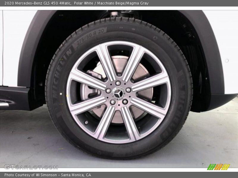 Polar White / Macchiato Beige/Magma Gray 2020 Mercedes-Benz GLS 450 4Matic