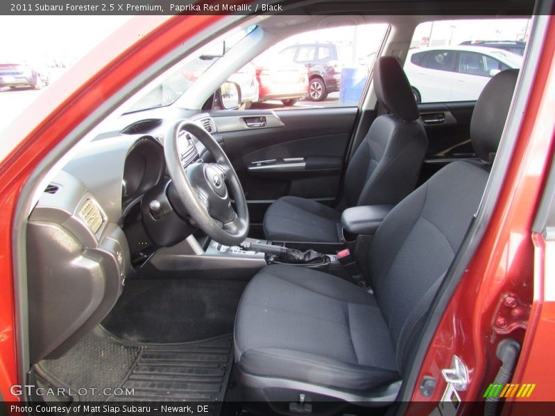 Paprika Red Metallic / Black 2011 Subaru Forester 2.5 X Premium