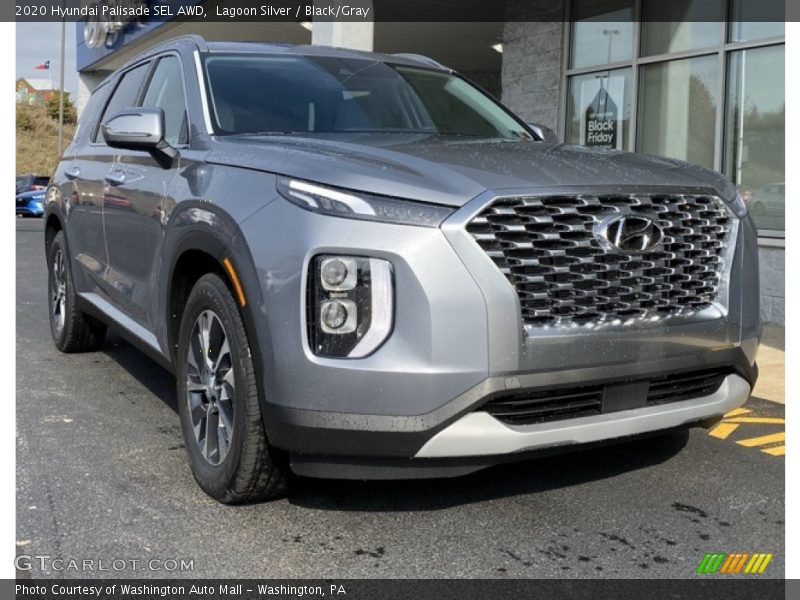 Lagoon Silver / Black/Gray 2020 Hyundai Palisade SEL AWD